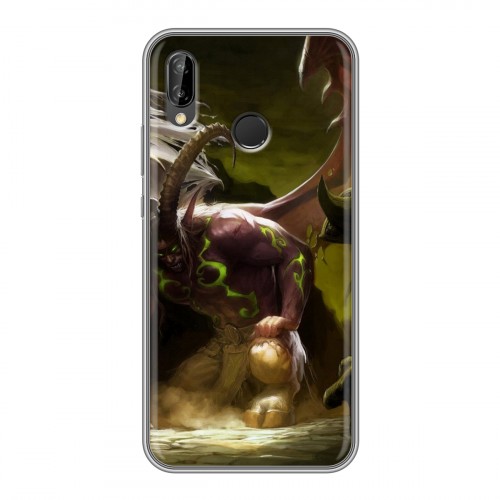 Дизайнерский силиконовый чехол для Huawei P20 Lite World of warcraft