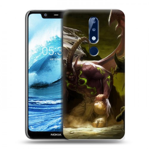 Дизайнерский силиконовый чехол для Nokia 5.1 Plus World of warcraft