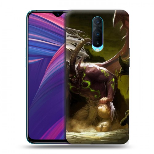 Дизайнерский пластиковый чехол для OPPO RX17 Pro World of warcraft