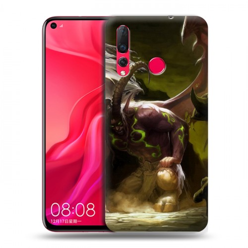 Дизайнерский пластиковый чехол для Huawei Nova 4 World of warcraft