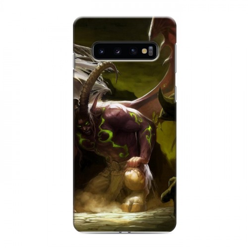 Дизайнерский силиконовый чехол для Samsung Galaxy S10 World of warcraft