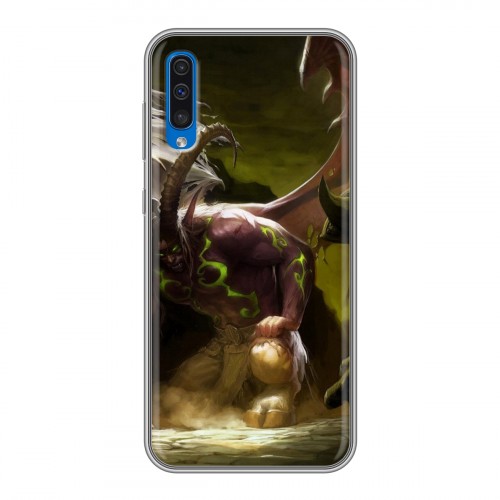 Дизайнерский силиконовый чехол для Samsung Galaxy A50 World of warcraft