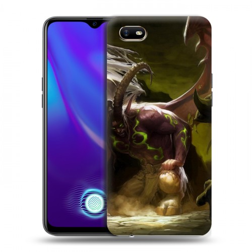 Дизайнерский силиконовый с усиленными углами чехол для OPPO A1k World of warcraft