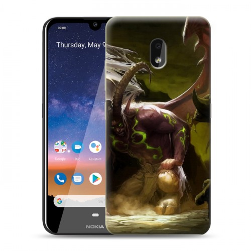 Дизайнерский силиконовый чехол для Nokia 2.2 World of warcraft