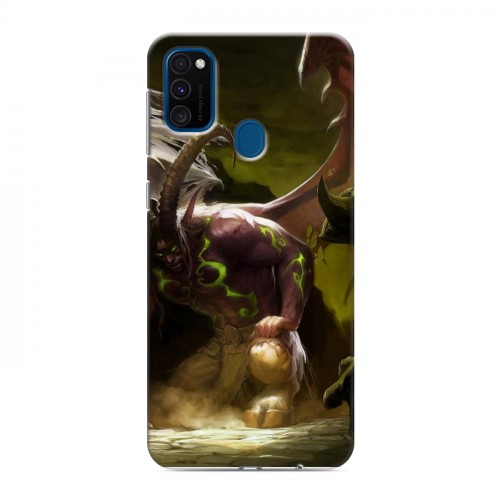 Дизайнерский силиконовый чехол для Samsung Galaxy M30s World of warcraft