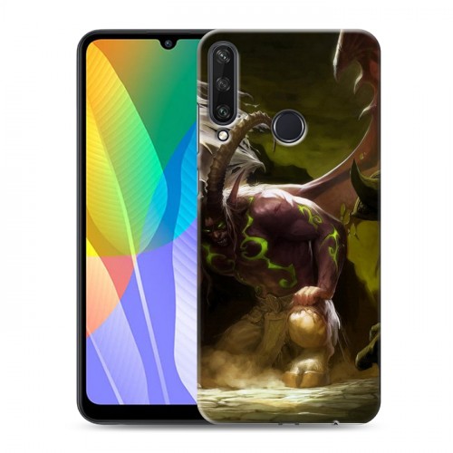 Дизайнерский пластиковый чехол для Huawei Y6p World of warcraft