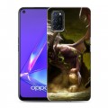 Дизайнерский пластиковый чехол для OPPO A52 World of warcraft