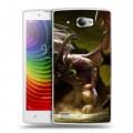 Дизайнерский пластиковый чехол для Lenovo S920 World of warcraft