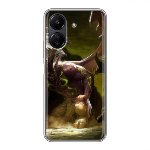 Дизайнерский силиконовый чехол для Xiaomi Poco C65 World of warcraft