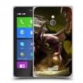 Дизайнерский силиконовый чехол для Nokia XL World of warcraft