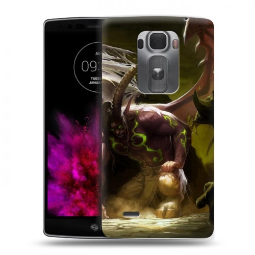 Дизайнерский пластиковый чехол для LG G Flex 2 World of warcraft