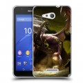 Дизайнерский пластиковый чехол для Sony Xperia E4g World of warcraft