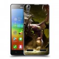 Дизайнерский пластиковый чехол для Lenovo A6000 World of warcraft