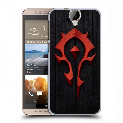 Дизайнерский пластиковый чехол для HTC One E9+ World of warcraft