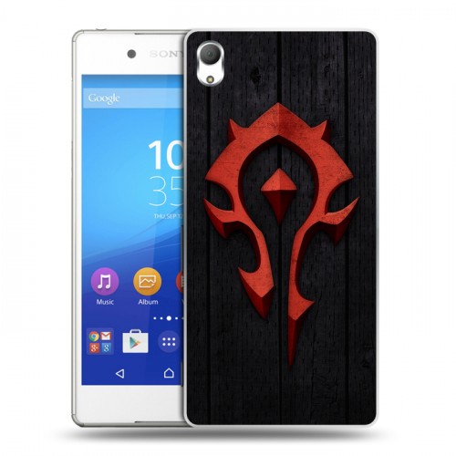 Дизайнерский пластиковый чехол для Sony Xperia Z3+ World of warcraft