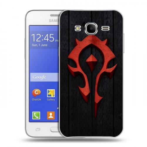 Дизайнерский силиконовый чехол для Samsung Galaxy J7 World of warcraft