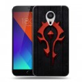 Дизайнерский пластиковый чехол для Meizu MX5 World of warcraft