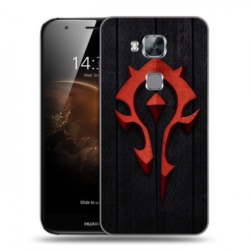 Дизайнерский пластиковый чехол для Huawei G8 World of warcraft