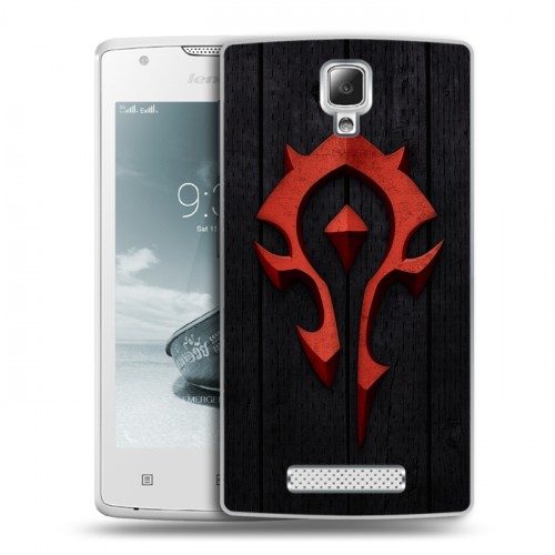 Дизайнерский пластиковый чехол для Lenovo A1000 World of warcraft