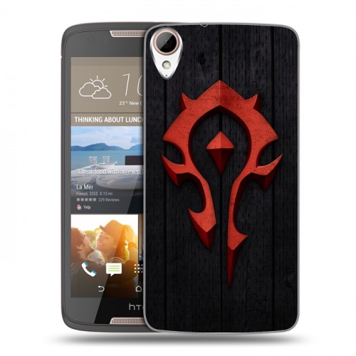 Дизайнерский пластиковый чехол для HTC Desire 828 World of warcraft