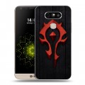 Дизайнерский пластиковый чехол для LG G5 World of warcraft