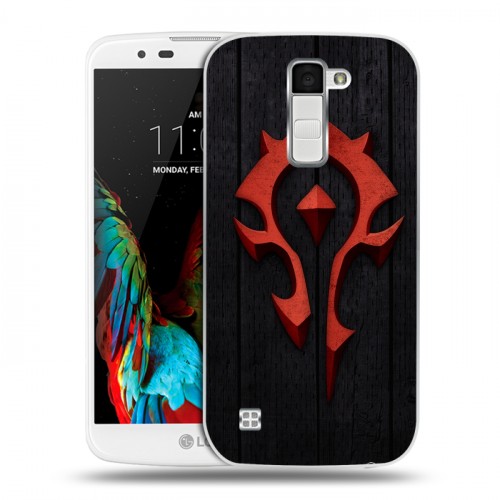 Дизайнерский пластиковый чехол для LG K10 World of warcraft