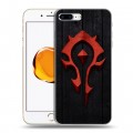 Дизайнерский силиконовый чехол для Iphone 7 Plus / 8 Plus World of warcraft