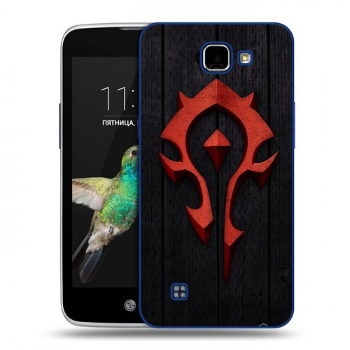 Дизайнерский пластиковый чехол для LG K4 World of warcraft