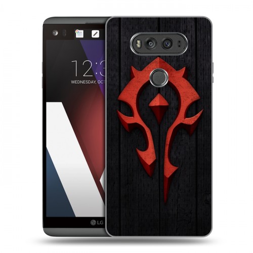 Дизайнерский пластиковый чехол для LG V20 World of warcraft