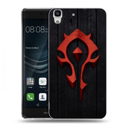 Дизайнерский пластиковый чехол для Huawei Y6II World of warcraft