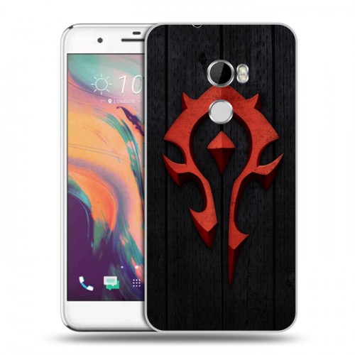 Дизайнерский пластиковый чехол для HTC One X10 World of warcraft