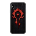 Дизайнерский силиконовый чехол для Iphone x10 World of warcraft