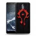 Дизайнерский силиконовый чехол для Nokia 3.1 World of warcraft