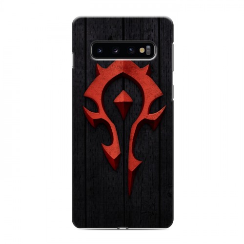 Дизайнерский силиконовый чехол для Samsung Galaxy S10 World of warcraft