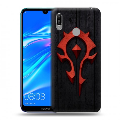 Дизайнерский пластиковый чехол для Huawei Y6 (2019) World of warcraft