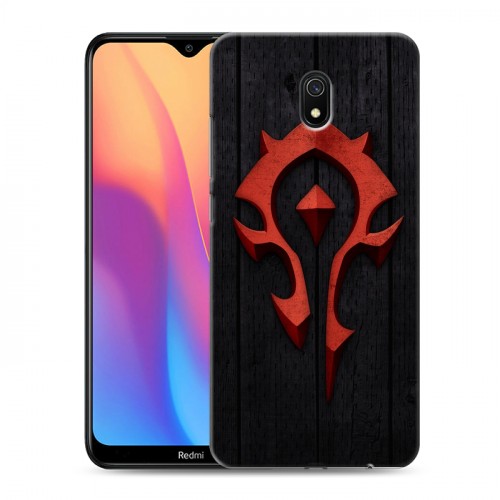 Дизайнерский силиконовый с усиленными углами чехол для Xiaomi RedMi 8A World of warcraft