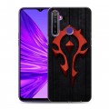 Дизайнерский силиконовый чехол для Realme 5 World of warcraft