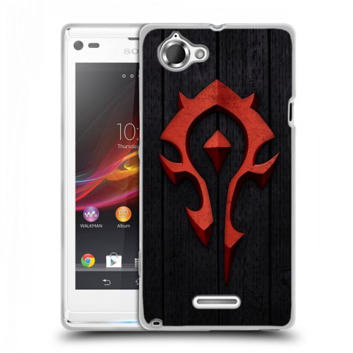 Дизайнерский пластиковый чехол для Sony Xperia L World of warcraft