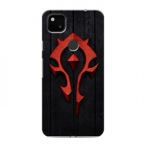 Дизайнерский пластиковый чехол для Google Pixel 4a World of warcraft