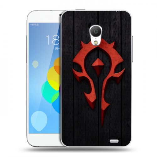 Дизайнерский силиконовый чехол для  Meizu MX3 World of warcraft