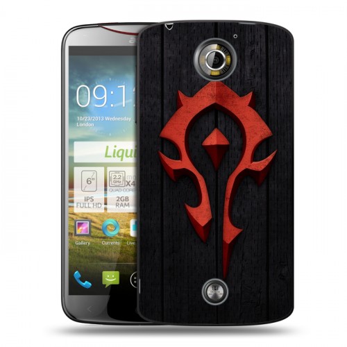 Дизайнерский пластиковый чехол для Acer Liquid S2 World of warcraft