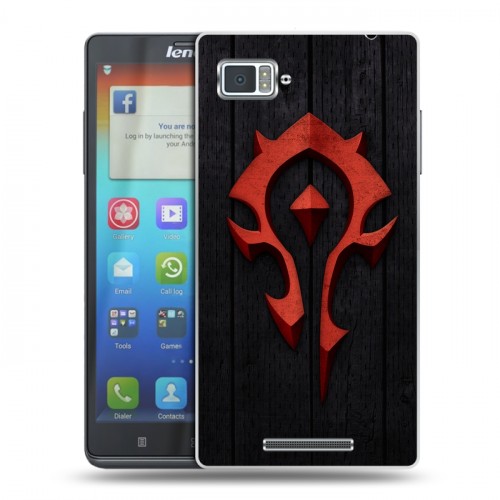 Дизайнерский пластиковый чехол для Lenovo Vibe Z World of warcraft