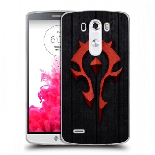 Дизайнерский силиконовый чехол для LG G3 (Dual-LTE) World of warcraft