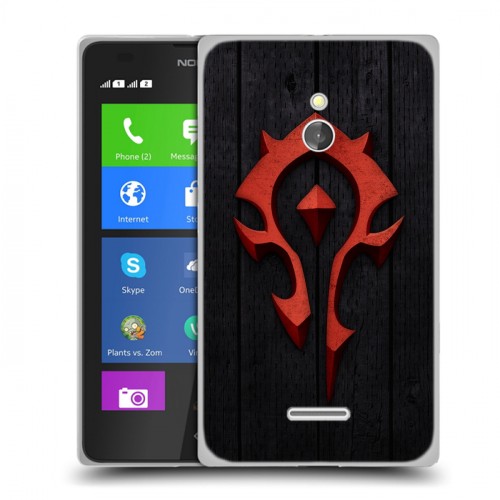 Дизайнерский силиконовый чехол для Nokia XL World of warcraft