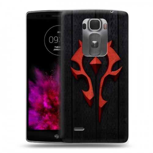 Дизайнерский пластиковый чехол для LG G Flex 2 World of warcraft