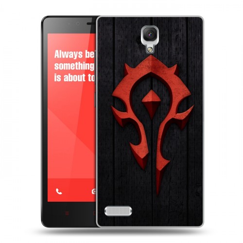 Дизайнерский силиконовый чехол для Xiaomi RedMi Note World of warcraft