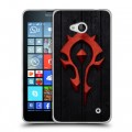 Дизайнерский пластиковый чехол для Microsoft Lumia 640 World of warcraft