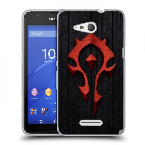 Дизайнерский пластиковый чехол для Sony Xperia E4g World of warcraft