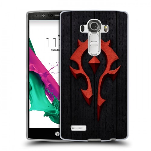 Дизайнерский пластиковый чехол для LG G4 World of warcraft