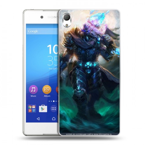 Дизайнерский пластиковый чехол для Sony Xperia Z3+ World of warcraft